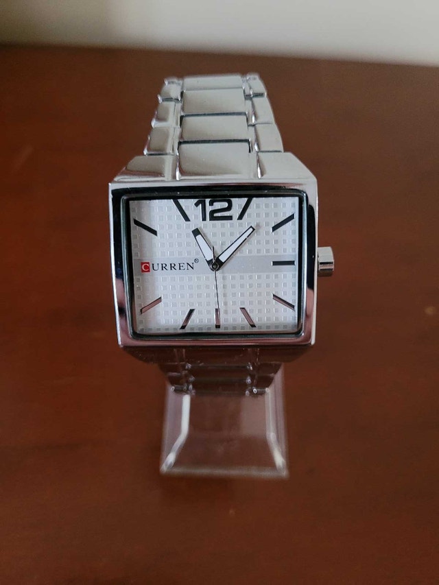 Brand New Curren Rectangular Men's Fashion Watch