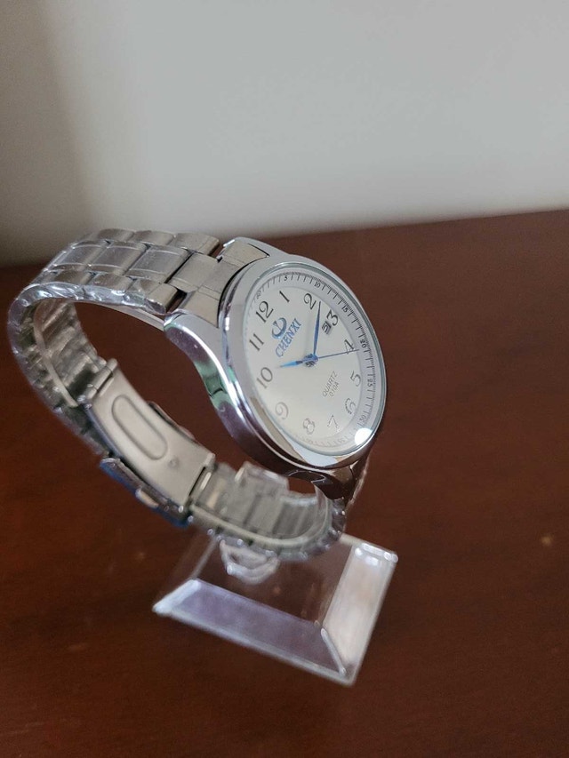 Chenxi Silver and White Quartz Men's Watch - photo 3