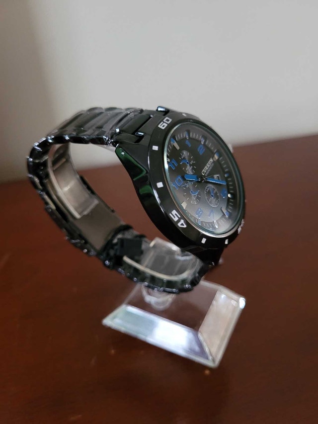 Curren Black and Blue Chronometer Men's Watch - photo 3