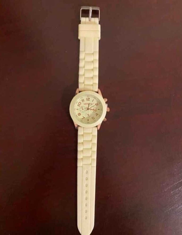 Brand New Geneva Cream Watch with Gold Accents - photo 4