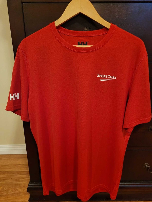 Brand New Helly Hansen SportChek Red Men's T-Shirt Size XL