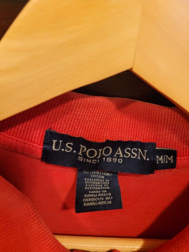 U.S. Polo Assn Men's Medium Polo Shirt in Rich Red - photo 3