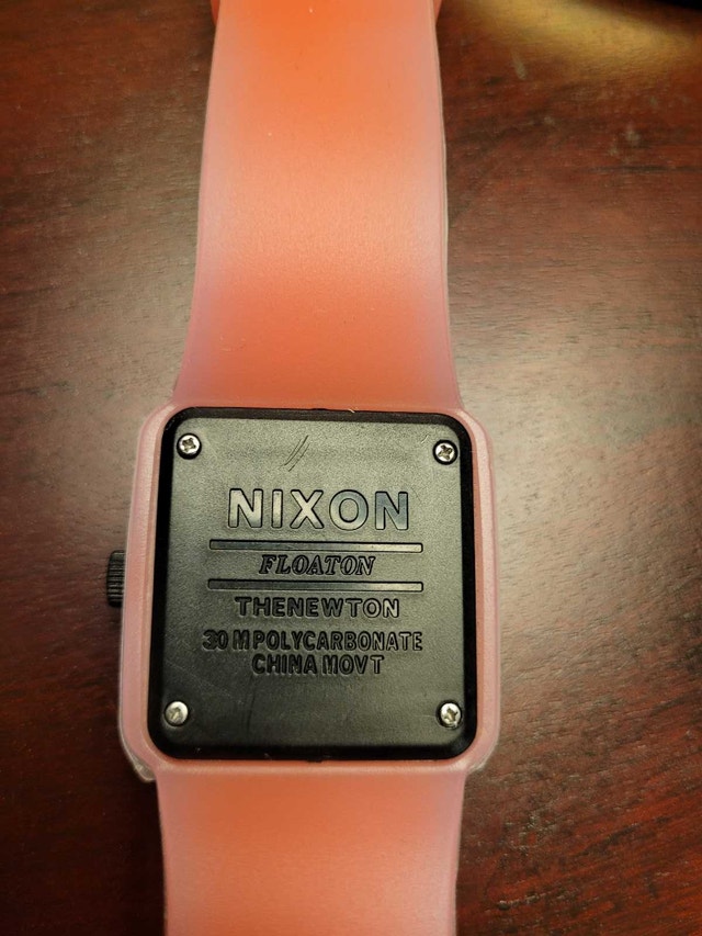 Rare Light Pink Nixon The Newton Floaton Men's Watch - photo 2