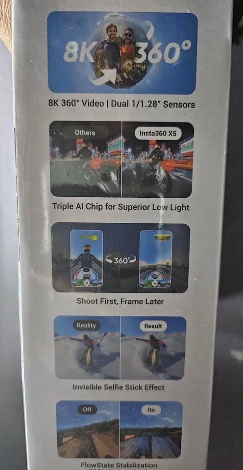 Insta360 X5 8K 360 Action Cam - photo 3