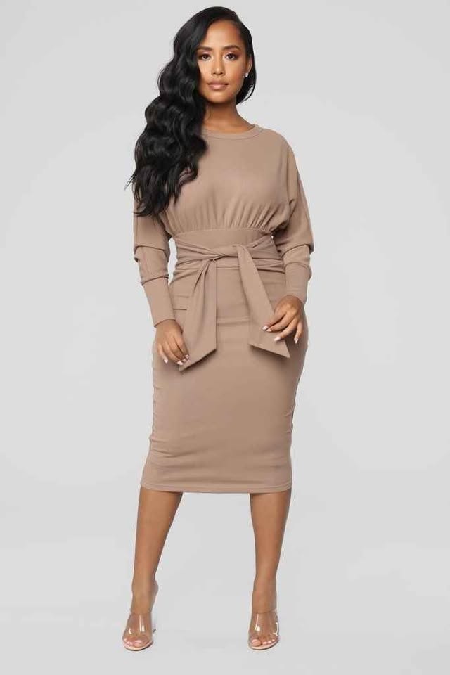 Fashion Nova Never Too Soft Midi Sweater Dress - photo 4