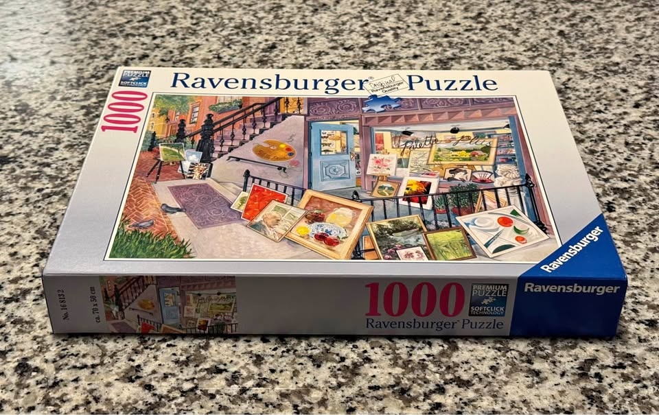 Once Completed - Ravensburger Puzzle - Art Gallery (1000 Pieces)