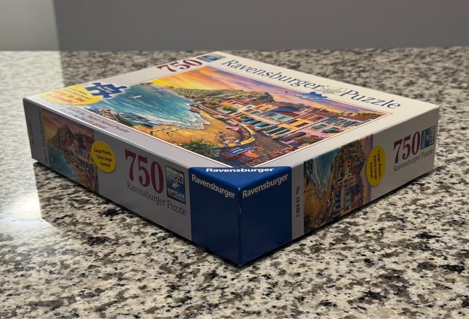 Once Completed - Ravensburger Puzzle - Romantic Sunset (750 Piec - photo 2