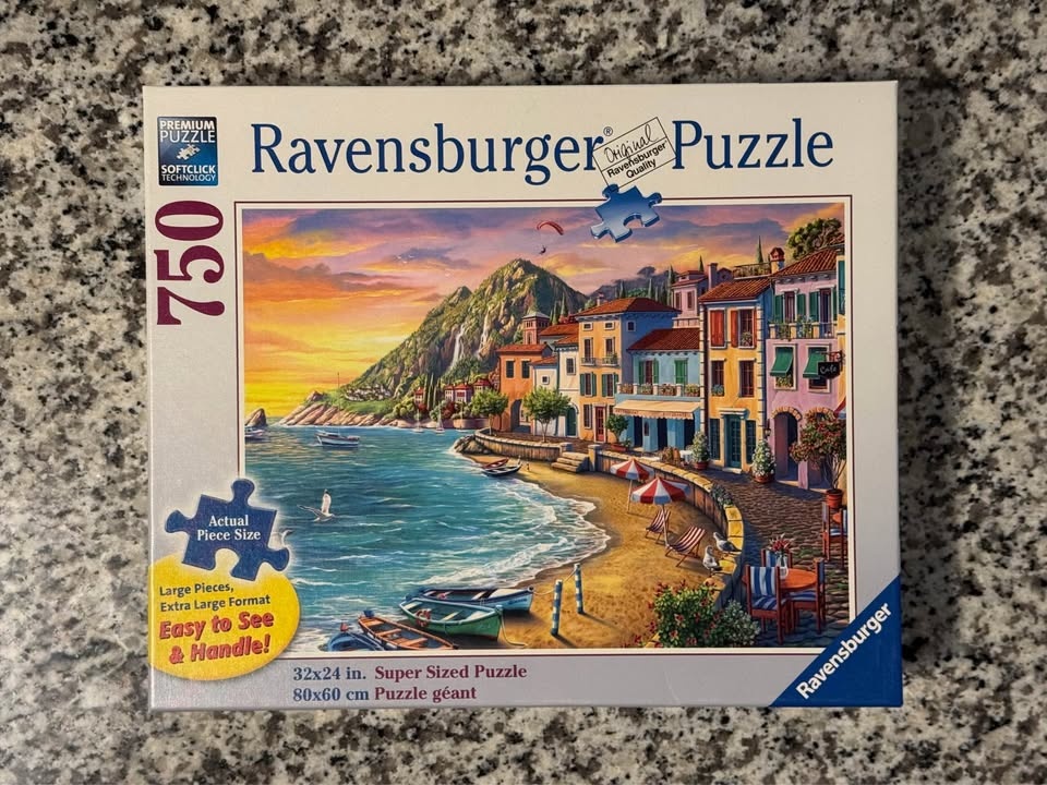 Once Completed - Ravensburger Puzzle - Romantic Sunset (750 Piec - photo 3