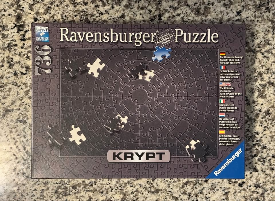 Once Completed - Ravensburger Puzzle - Krypt Black (736 Pieces) - photo 3
