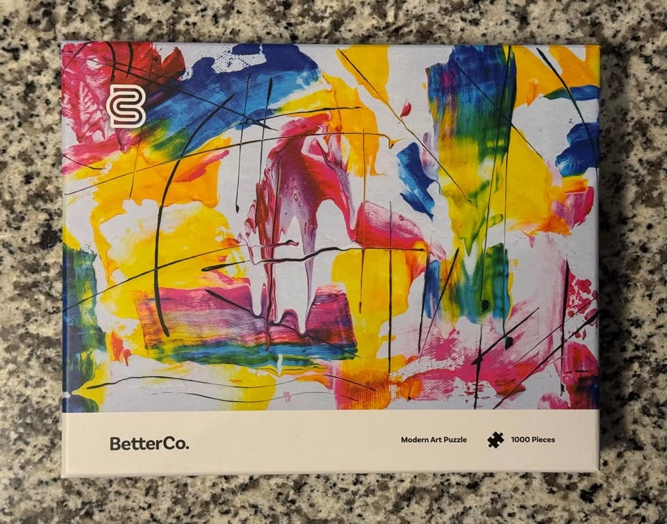 Once Completed - BetterCo. Puzzle - Modern Art Puzzle (1000 Piec - photo 3