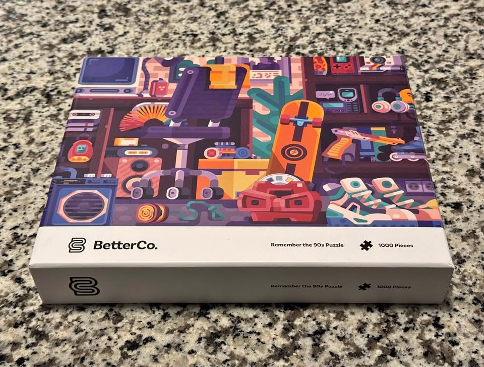 BetterCo. Puzzle - Remember The 90s (1000 Pieces)