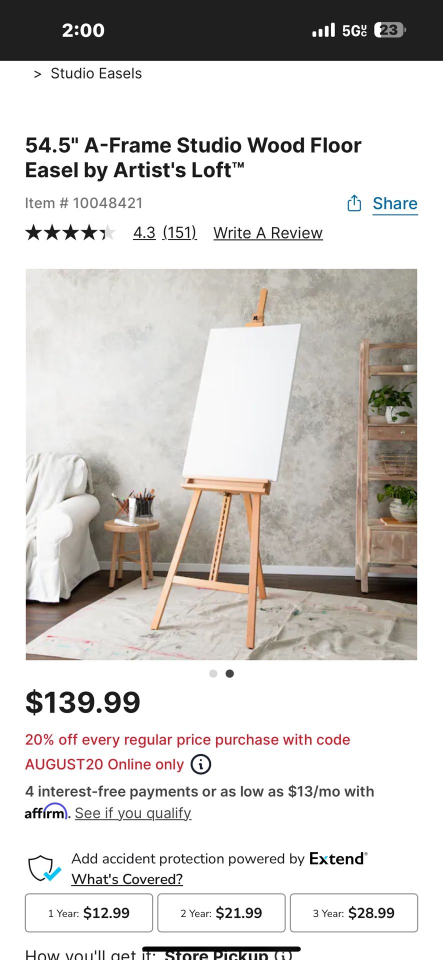 Wood Floor easels - photo 2