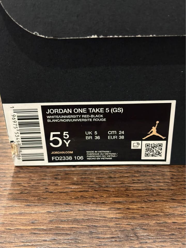 Brand new Kids Jordan one take 5 size 5.5Y - photo 5