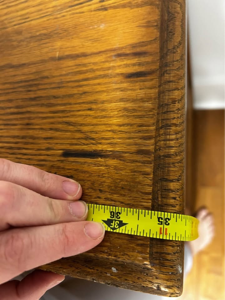 Antique solid oak wood dresser - photo 5