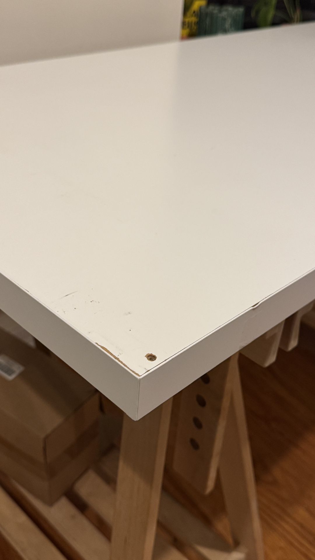 IKEA Work Table / Desk with MITTBACK Trestles - photo 3