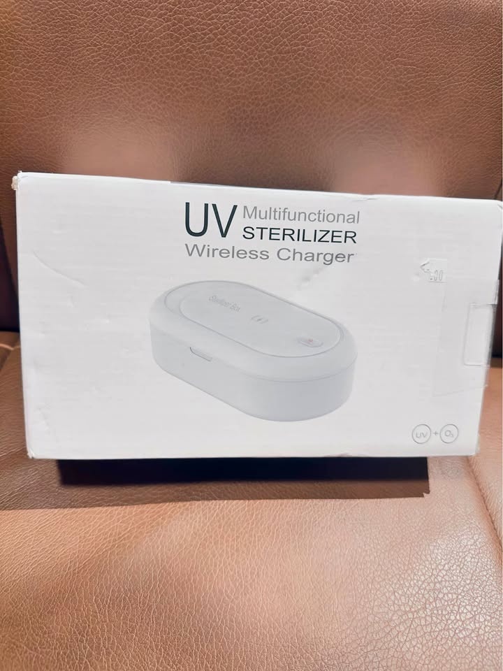 UV Sterilizer Box with Wireless Charger – New