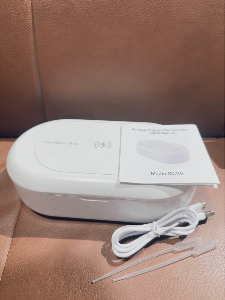 UV Sterilizer Box with Wireless Charger – New - photo 3