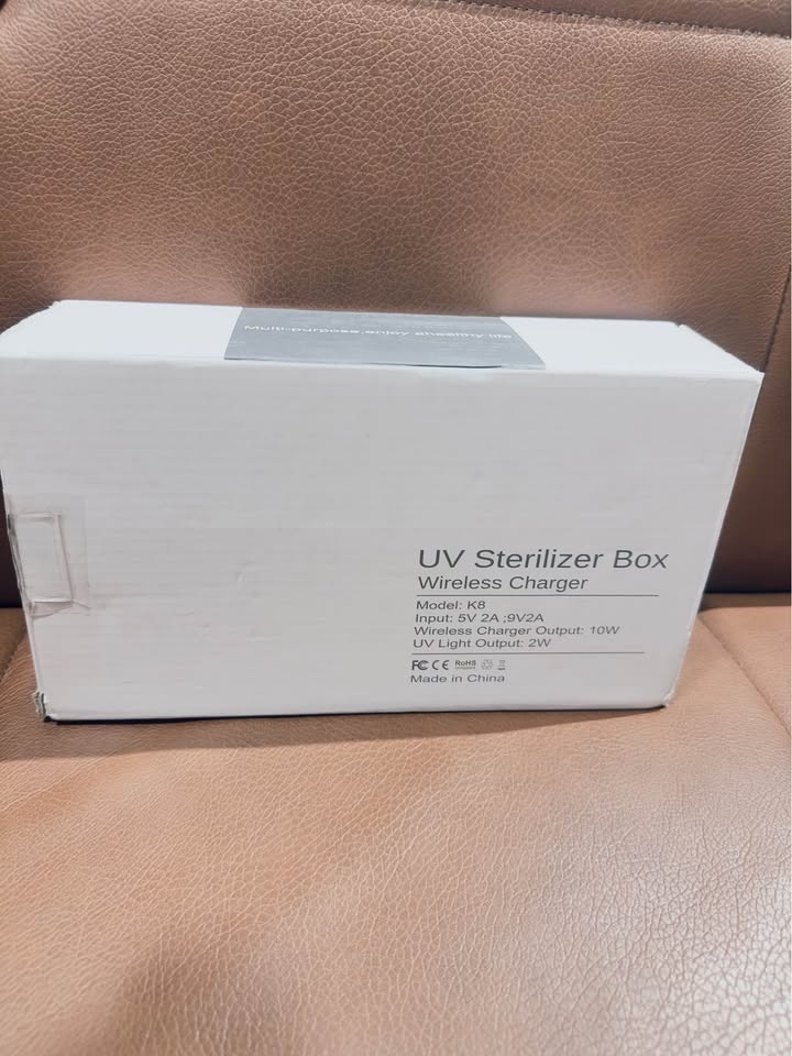UV Sterilizer Box with Wireless Charger – New - photo 5