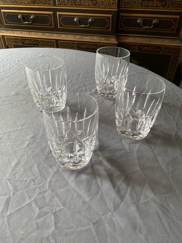 Four (4) Kildare Waterford Crystal Tumblers