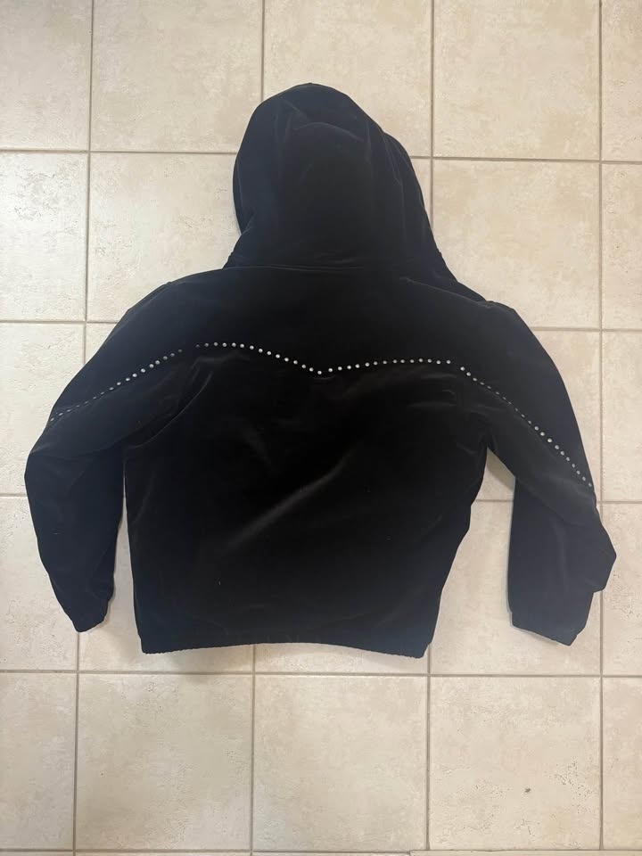 Supreme Studded Velvet Hooded Work Jacket (FW21) Size Large - photo 2