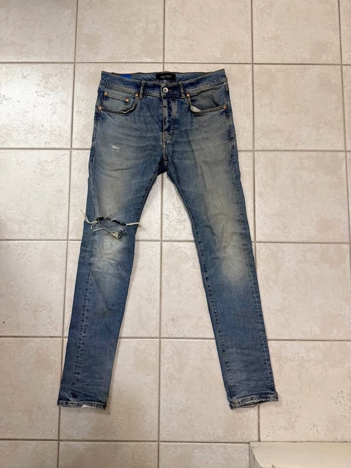 Purple Brand P001 Low Rose Skinny Jeans size 32x32