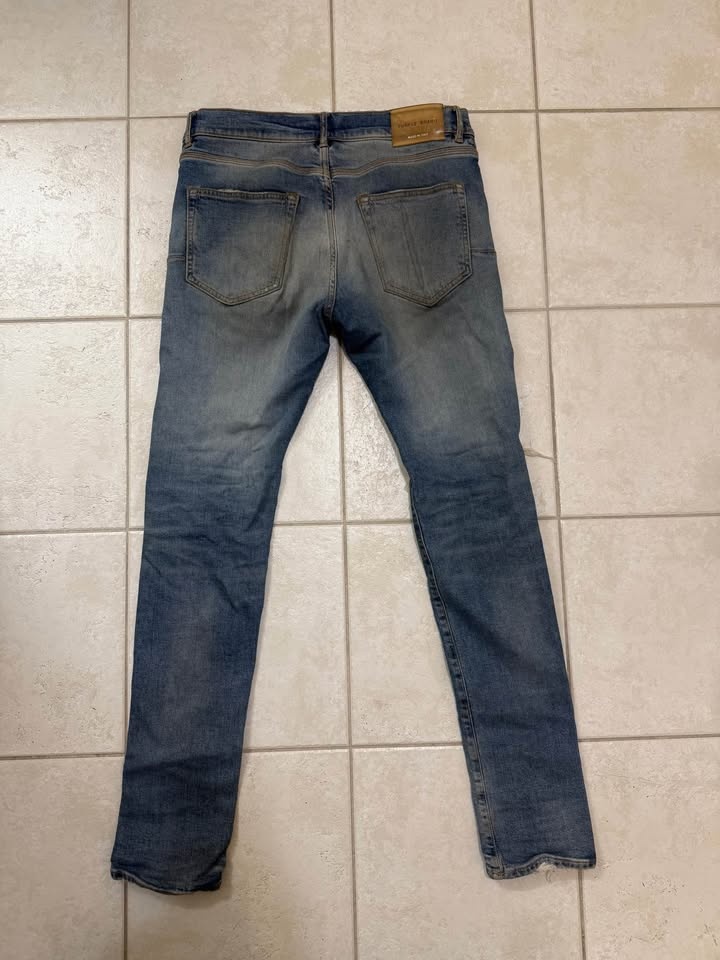 Purple Brand P001 Low Rose Skinny Jeans size 32x32 - photo 2
