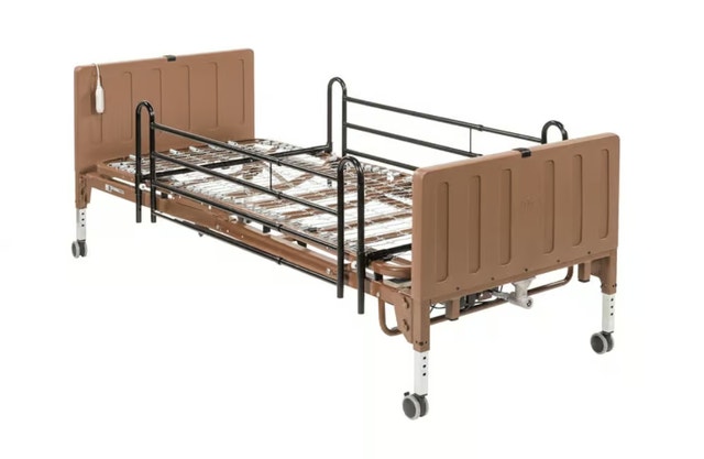 Drive Hospital bed + rails with Domus 4 Pressure Sore Mattress