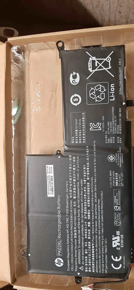 PK03XL battery for HP laptops thumbnail