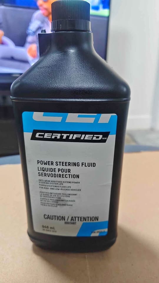 Certified Power steering fluid.