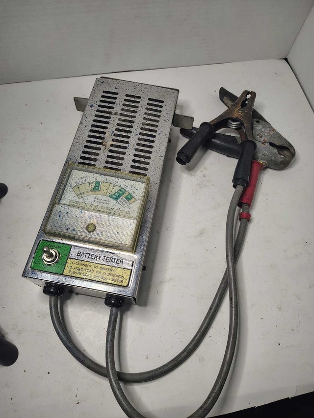 Vintage battery tester