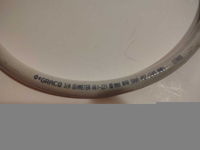 6" pneumatic hose graco 5000psi - photo 3