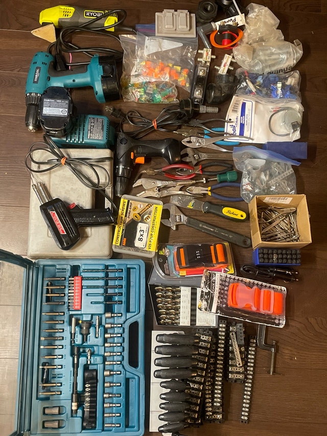 Tools - Drill Sander Welder Sockets Drill Bits