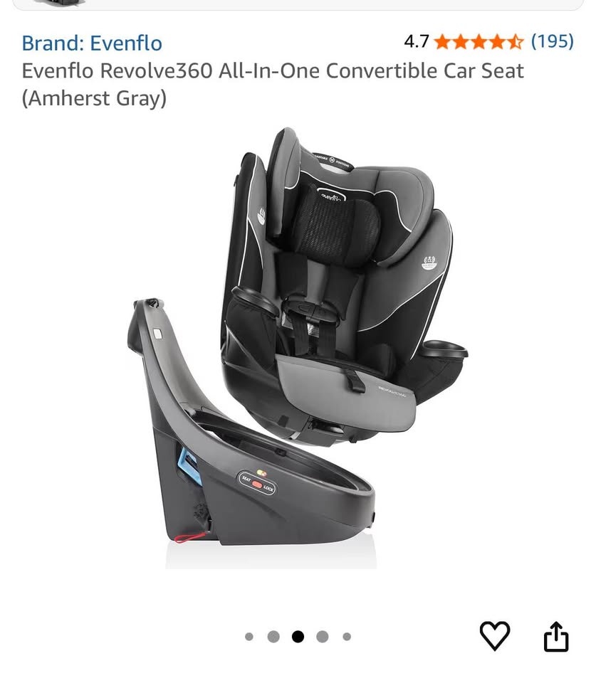 Evenflo Revolve360 All-In-One Car Seat (Amherst Gray) - photo 5