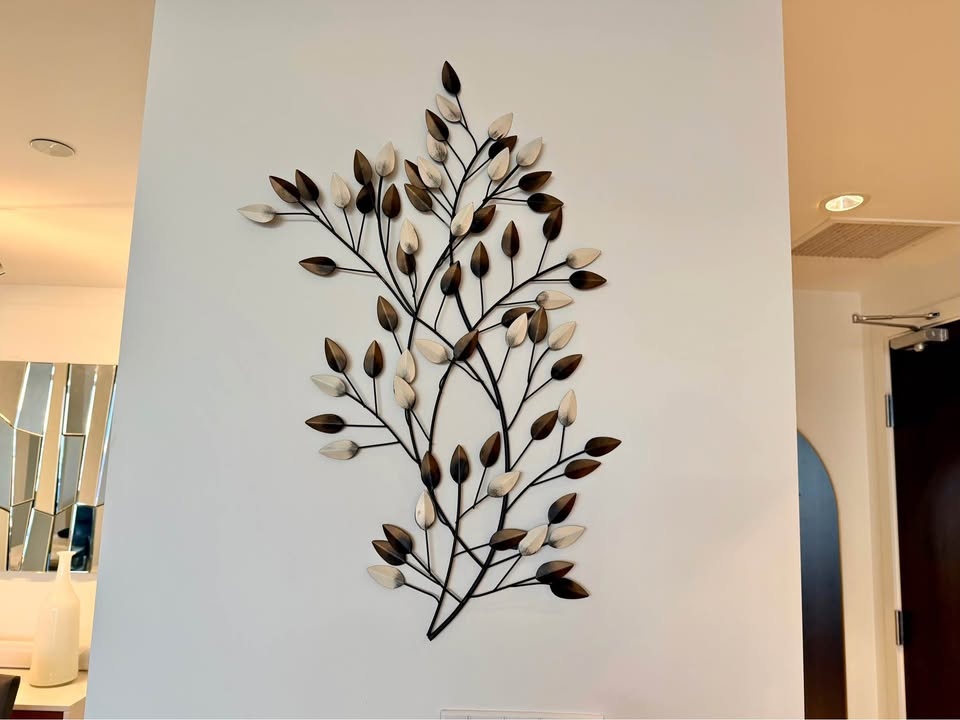 Metal Botanical Wall Art / Leaf Wall Décor