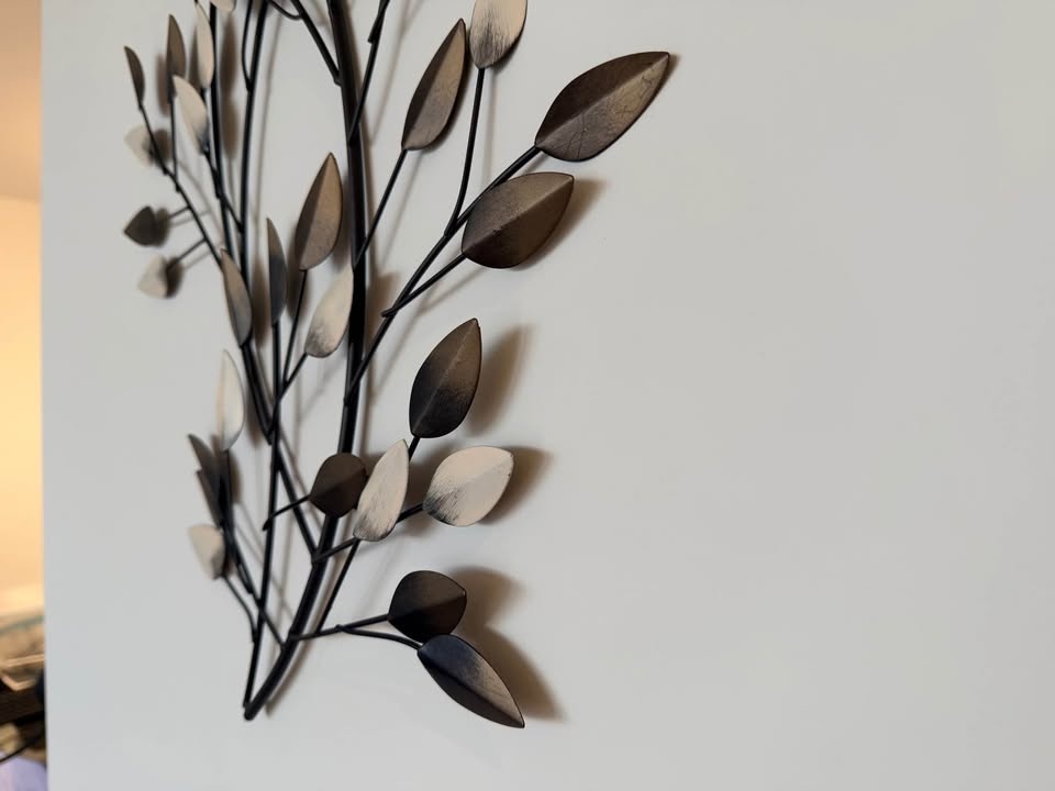 Metal Botanical Wall Art / Leaf Wall Décor - photo 2