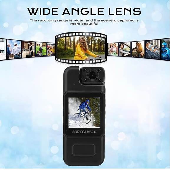 4K Body Camera with Audio & Video Recording, Body Cam Mini, Port - photo 2