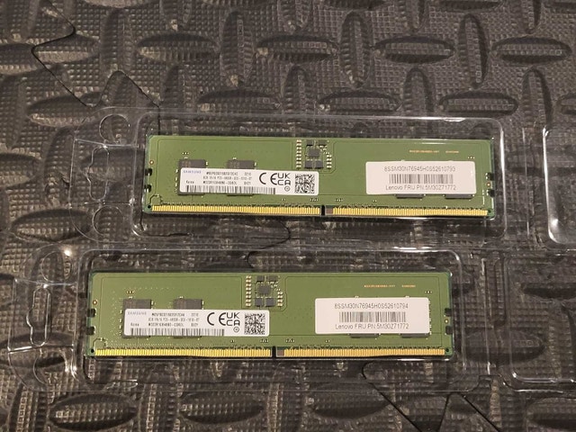 Samsung 8GB DDR5 4800MHz Desktop RAM modules (Lenovo OEM)