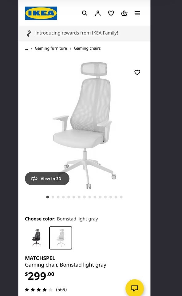 Ikea Gaming Chair MATCHSPEL - photo 4