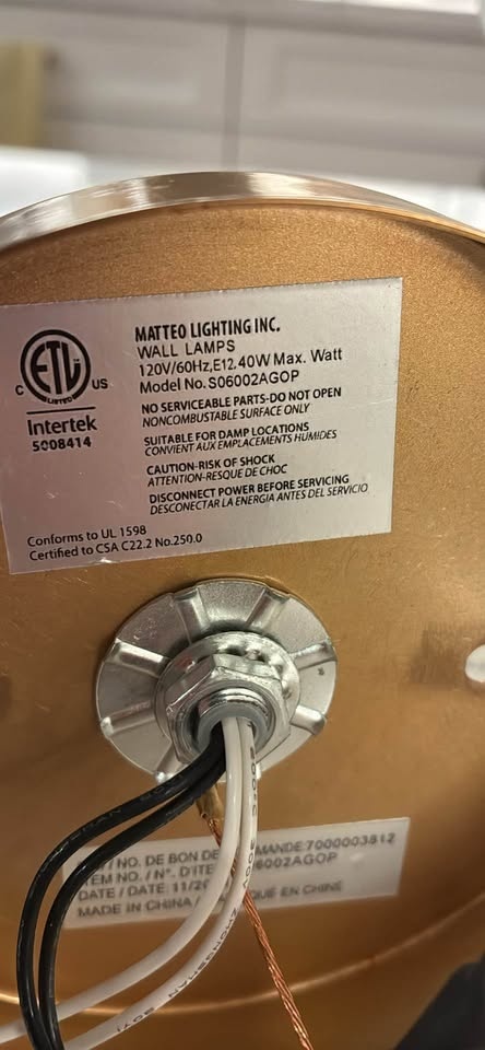 Luxury Matteo Light Fixtures Brand New! - photo 5