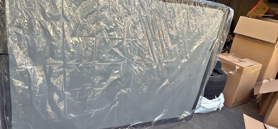 Double bed box spring (lightly used)