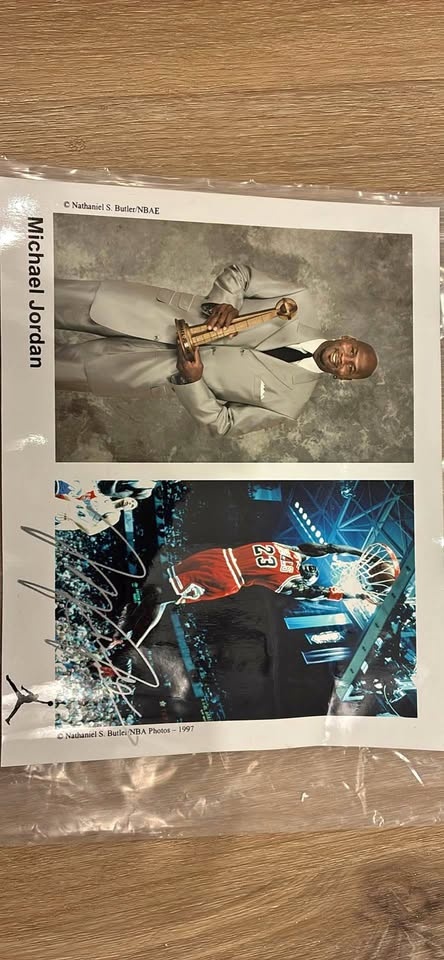 Michael Jordan signed picture