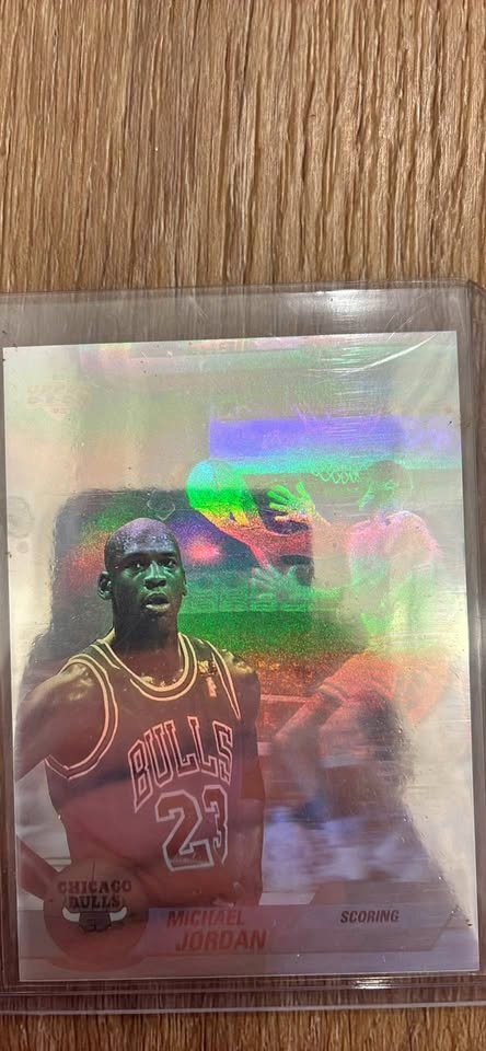 Michael Jordan holographic upper deck 92-93 scoring
