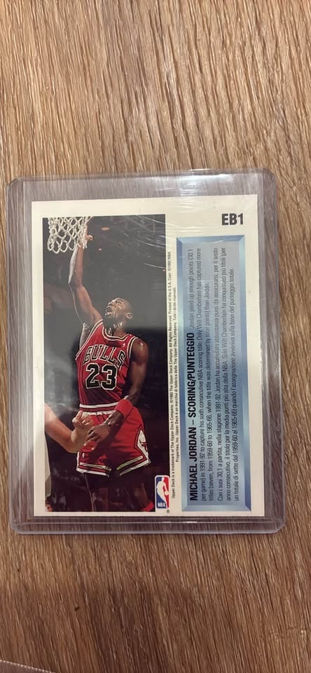 Michael Jordan holographic upper deck 92-93 scoring - photo 2