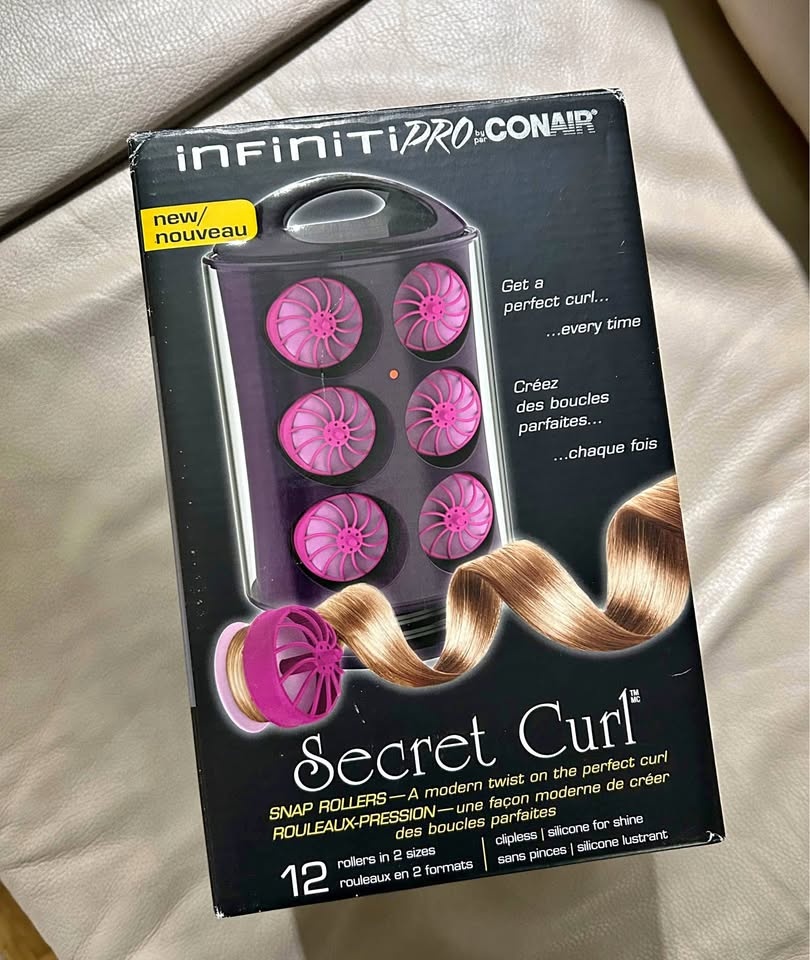 heated curler roller set