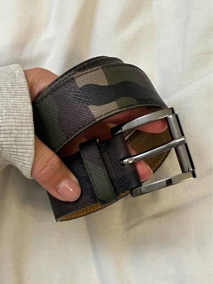 Italian designer leather belt men’s - TRUSSARDI - photo 2