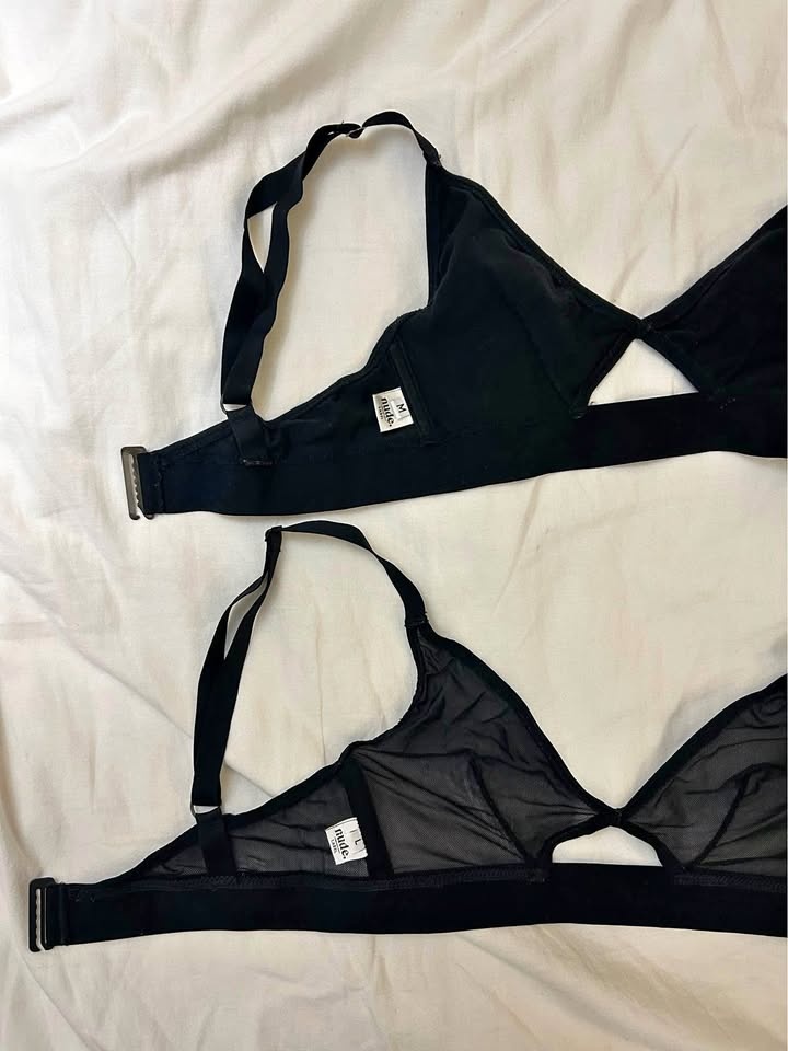 Black Stylish Bras (the nude label)