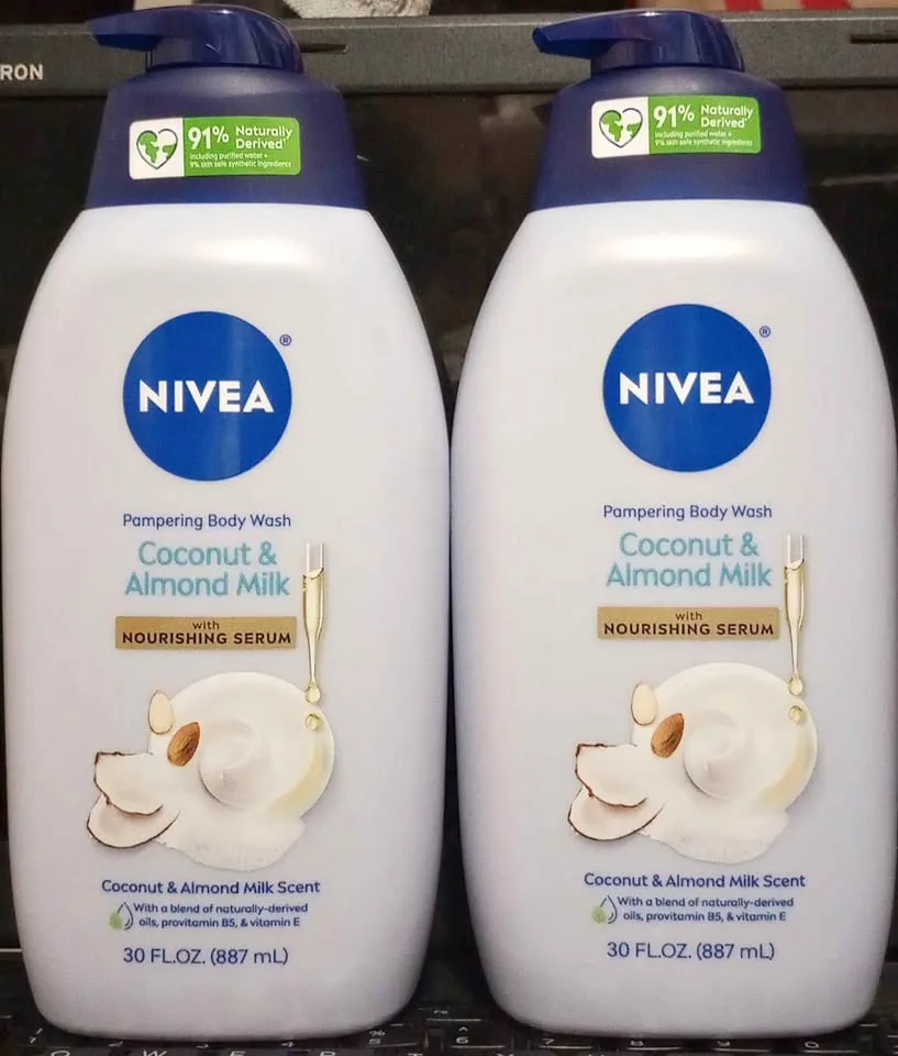 Nivea Coconut & Almond Milk Body Wash 2-pack thumbnail