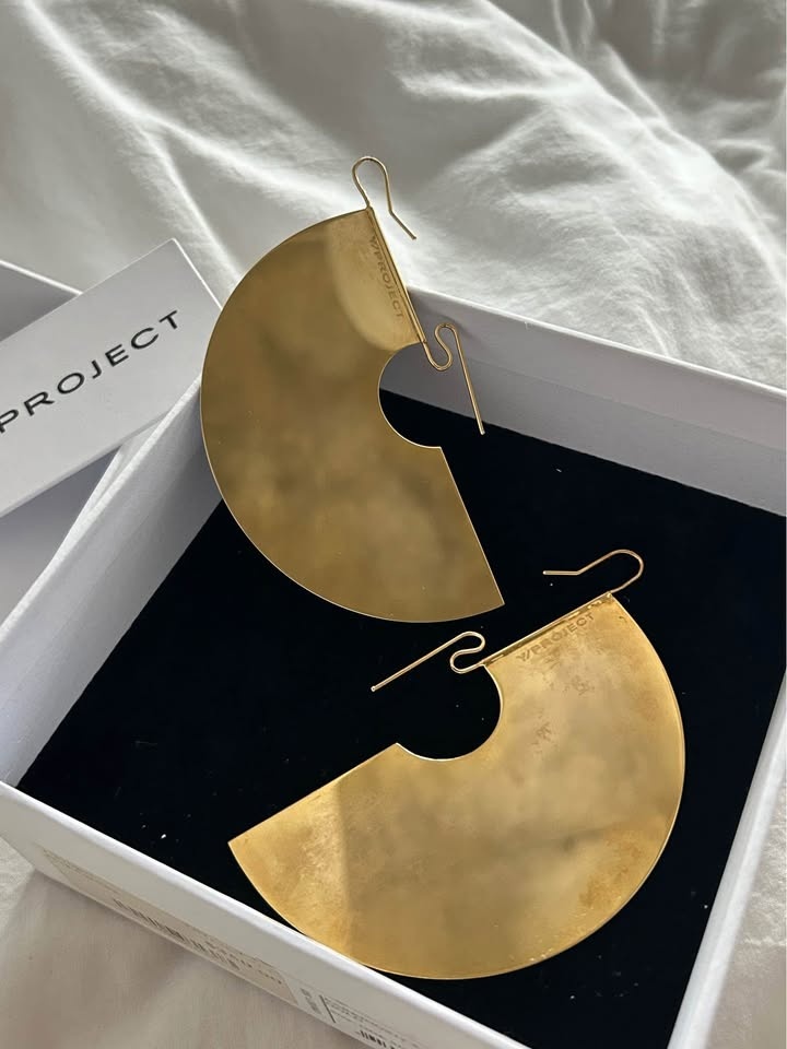 Archive Y/PROJECT disk earrings