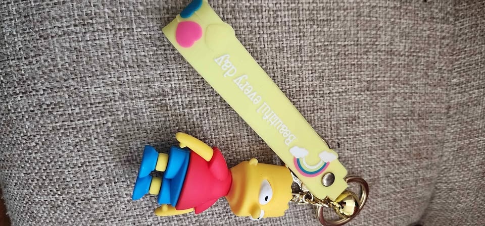 Bart Simpson keychain
