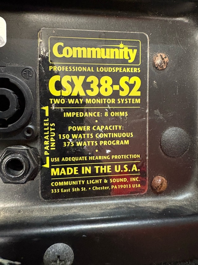 Community CSX38-S2 15” - photo 2